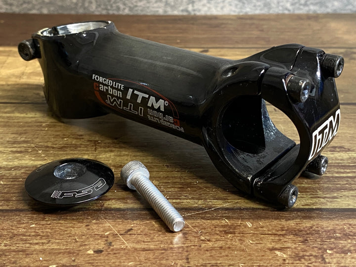 JQ429 ITM FORGED LITE CARBON STEM アルカーボンステム 黒 100mm OS Φ31.8