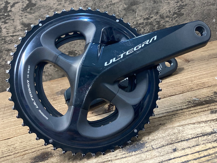 KE852 シマノ SHIMANO FC-R8000 左 4iiii パワーメーター 172.5mm 52/36T ※リコール対象品/検査済み パワーメーター接続確認済み