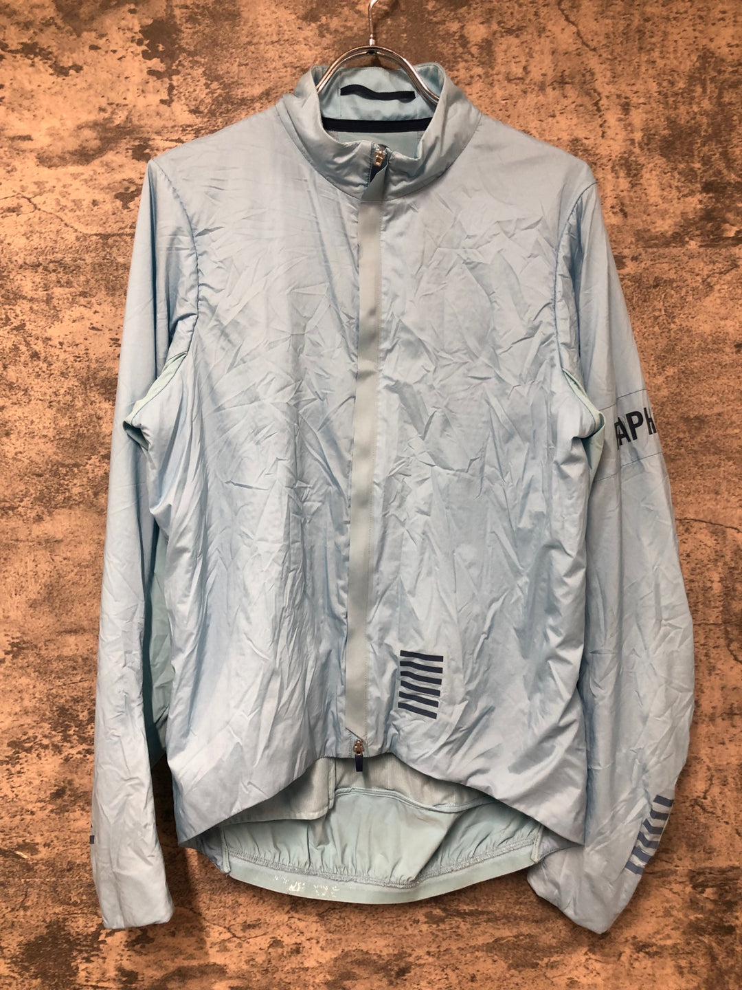 KM919 ラファ Rapha PRO TEAM INSULATED JACKET 長袖 サイクルジャケット 水色 L
