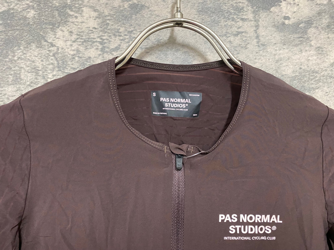 JY490 パスノーマルスタジオ PAS NORMAL STUDIOS Mechanism Pro Jersey 半袖 サイクルジャージ レッド ブルー S