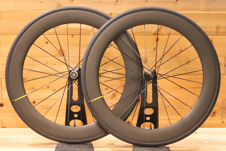 マヴィック MAVIC コメット COMETE プロ PRO CARBON UST DISC シマノ 11S 19C カーボン ロードバイク チューブレスレディ ホイールセット 【広島店】