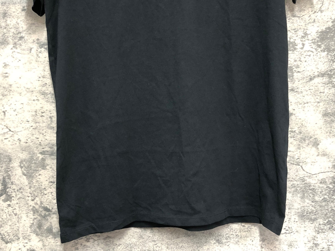 KE107 デローザ DE ROSA 半袖 Tシャツ 黒 M