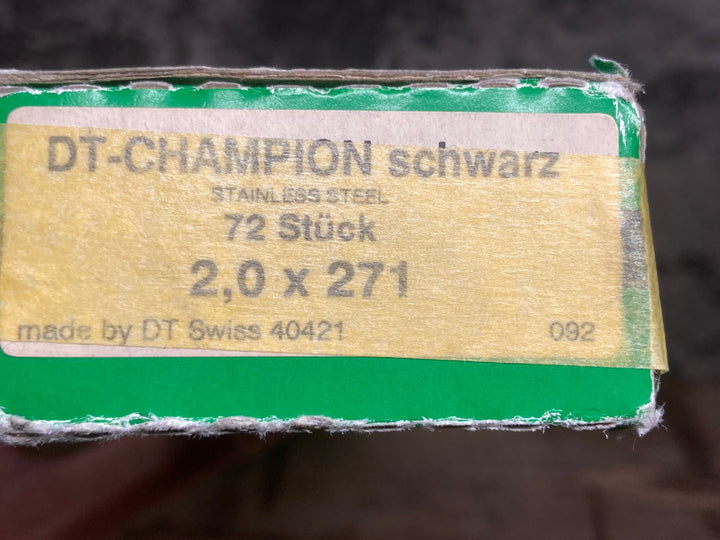 JK781 DT SWISS spokes champion BLACK #2.0 プレーン 271mm