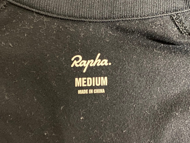 KP761 ラファ Rapha WOMEN'S CORE LONG SLEEVE JERSEY 長袖 サイクルジャージ 黒 レディース M 裏起毛