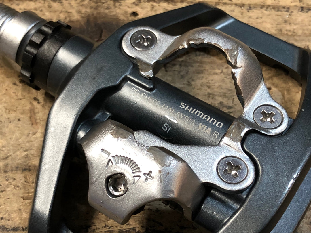 JO686 シマノ SHIMANO PD-EH500 ビンディングペダル SPD 片面フラット