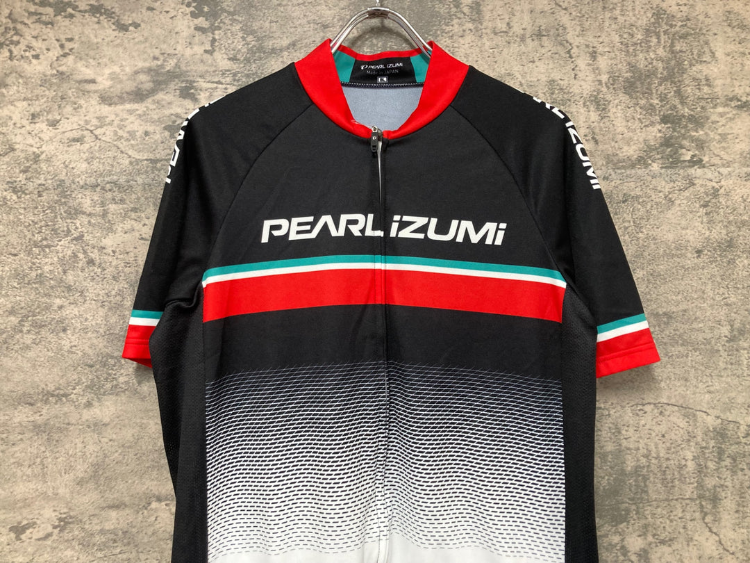 JS984 パールイズミ PEARL iZUMi 半袖 サイクルジャージ 黒 白 BL