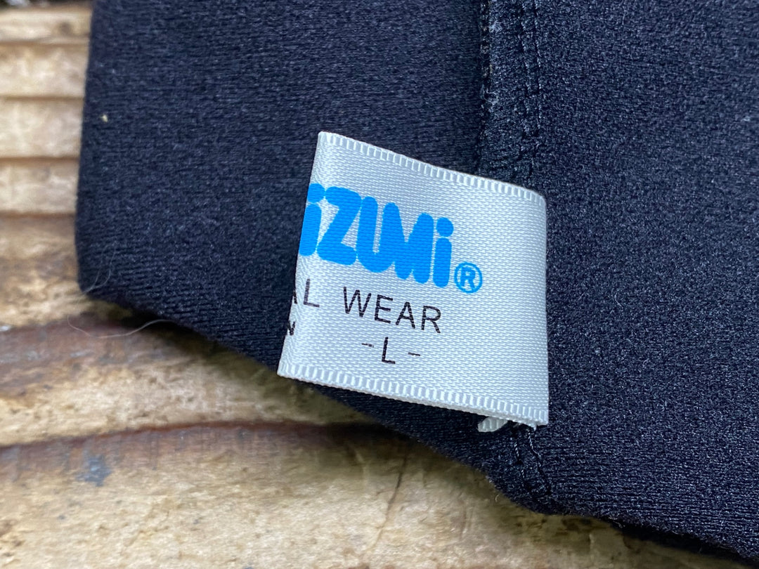 JK717 パールイズミ PEARL iZUMi 裏起毛 アームウォーマー 黒 L