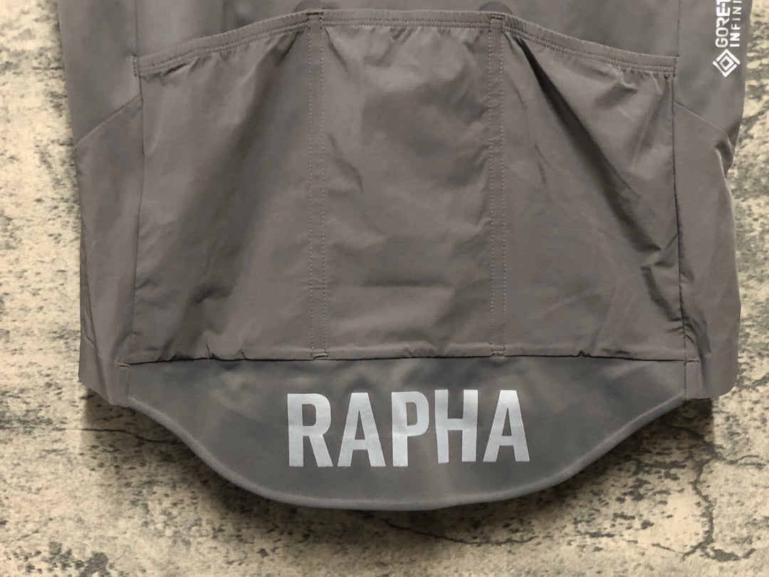 KM126 ラファ Rapha PRO TEAM INFINIUM JERSEY 長袖 サイクルジャージ グレー S