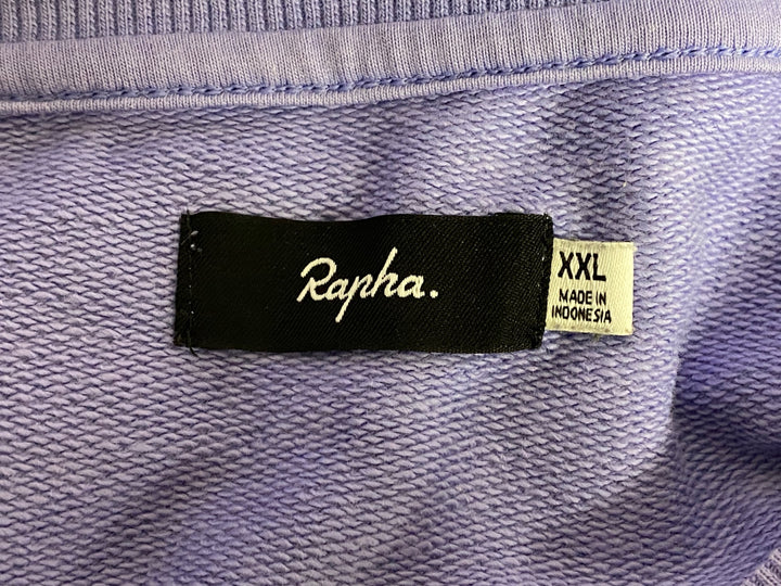 KG226 ラファ Rapha LONG SWEATSHIRT 長袖 スウェット トレーナー 薄紫 XXL