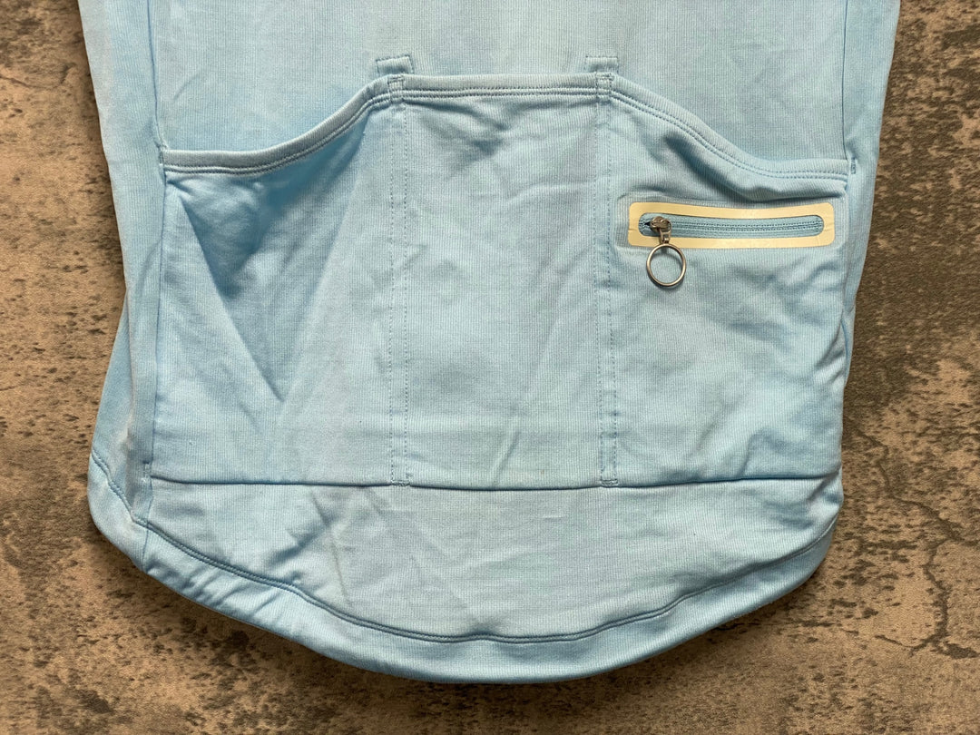 JV174 ラファ Rapha SS CLASSIC JERSEY Ⅱ 半袖 サイクルジャージ 水色 S