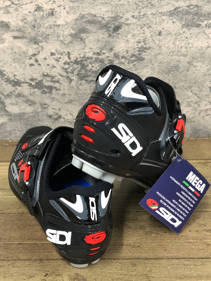 JU615 シディ SIDI SCARPE MTB DOMINATOR 7 MEGA ビンディングシューズ SPD 黒 EU43 未使用品