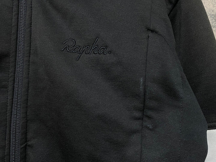 KF615 ラファ Rapha WINTER JERSEY 長袖 サイクルジャージ 黒 S ※毛玉、ほつれあり