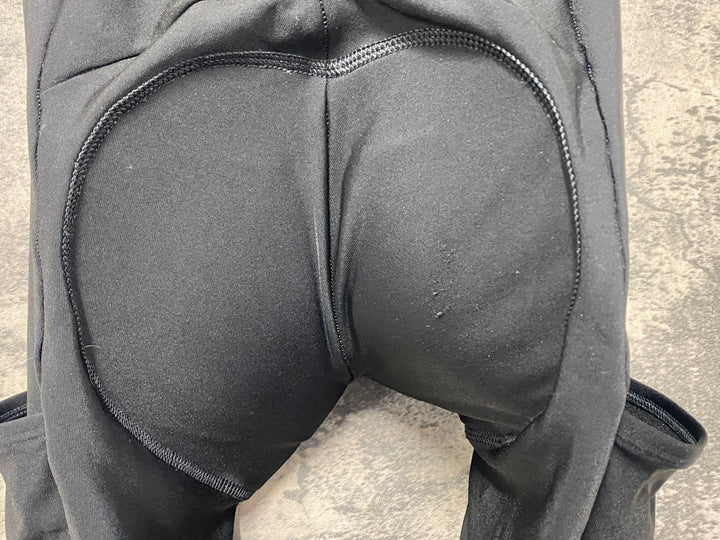KF618 ラファ Rapha CORE CARGO WINTER TIGHTS WITH PAD ビブタイツ 黒 S 裏起毛 ※汚れあり