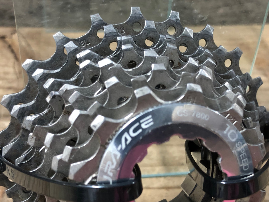 KQ184 シマノ SHIMANO デュラエース DURA-ACE CS-7800 スプロケット 12-23T 10S ※1mmスペーサー欠品