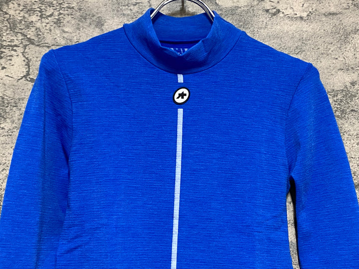 KQ167 アソス ASSOS CLIMA CODE 3/3 ULTRAZ WINTER LS SKIN LAYER P1 長袖 ベースレイヤー インナー 青 M