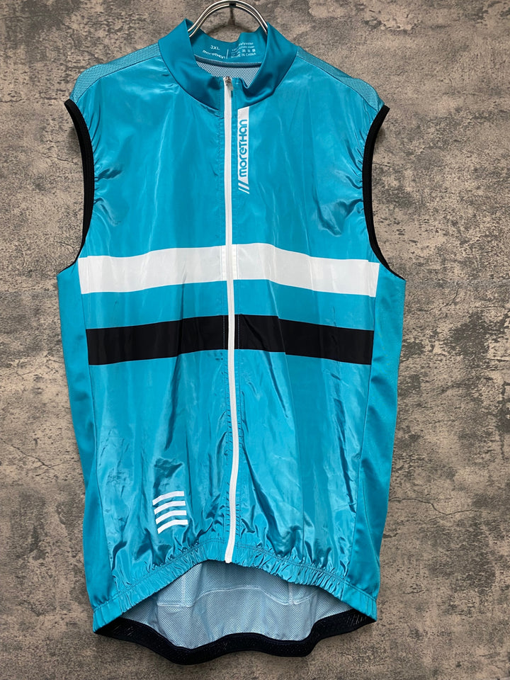 JJ724 モーゼン MORETHAN サイクルベスト 水色 3XL
