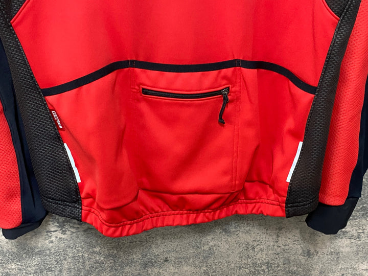 JX132 パールイズミ PEARL iZUMi 長袖サイクルジャケット 赤黒 L