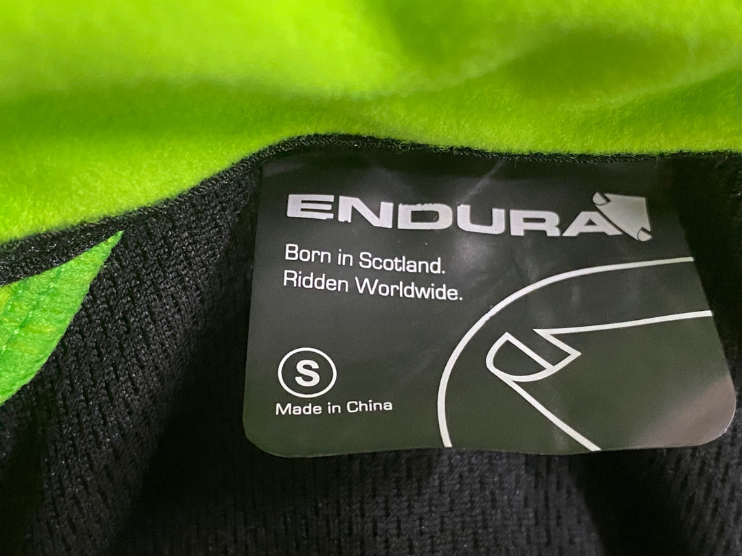 KC817 エンデュラ ENDURA ジレ サイクルベスト 緑 S 裏起毛