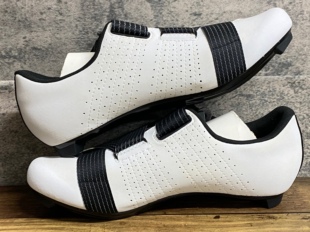 JY007 フィジーク fizik TEMPO R5 POWERSTRAP shoes ビンディングシューズ 3穴 白 EU41.5