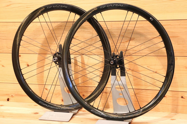 カンパニョーロ CAMPAGNOLO シャマル カーボン SHAMAL CARBON DB カーボン チューブレス ホイールセット シマノ12/11S 21C 【千葉店】