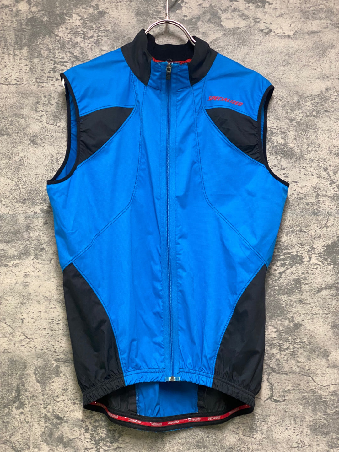 KF856 スペシャライズド SPECIALIZED ジレ サイクルベスト 水色 M