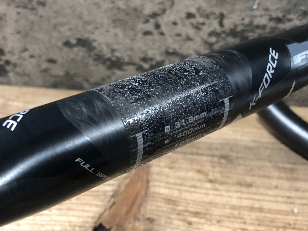 JU657 FSA K-FORCE CARBON COMPACT HANDLEBAR カーボンドロップハンドル Φ31.8 エンドC-C400mm