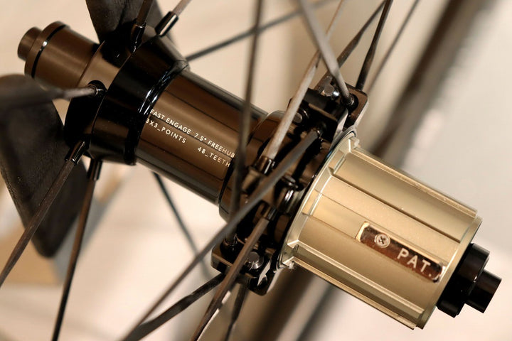 ハント HUNT カーボンスポーク 50 UD CARBON SPOKE カーボン チューブレス ホイールセット シマノ12S/11S 19C 【千葉店】