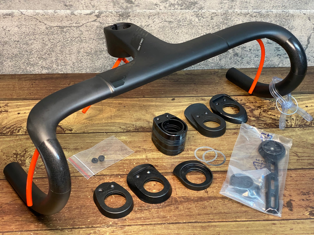 JJ896 フォルツァ FORZA CIRRUS PRO ステム一体型 カーボン ドロップハンドル 400x100mm