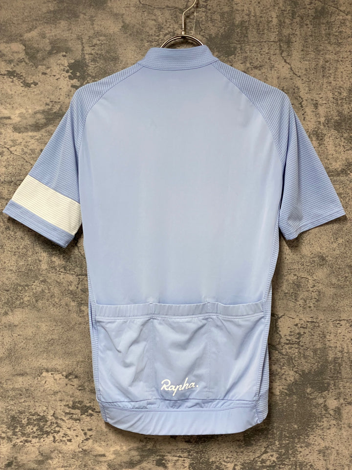 KK561 ラファ Rapha CORE LIGHTWEIGHT JERSEY 半袖 サイクルジャージ 水色 S