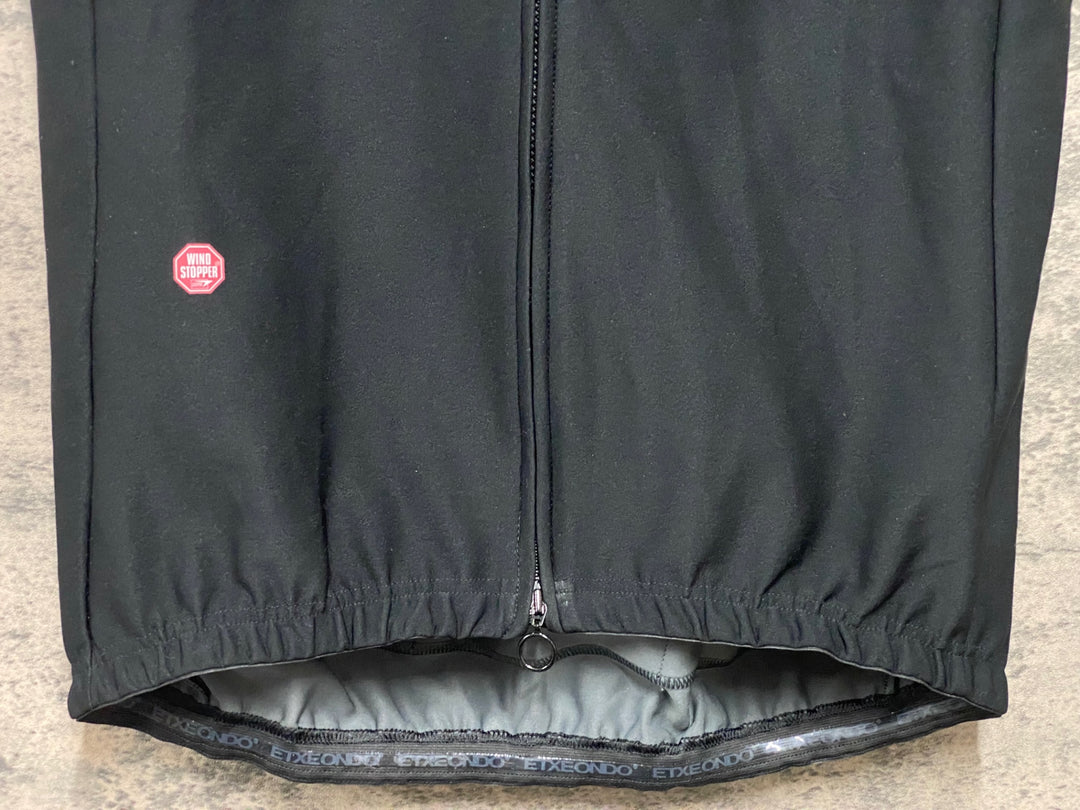 KA042 エチュンド ETXEONDO ジレ サイクルベスト 黒 XXL CORE WINDSTOPPER