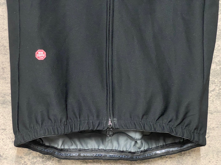 KA042 エチュンド ETXEONDO ジレ サイクルベスト 黒 XXL CORE WINDSTOPPER