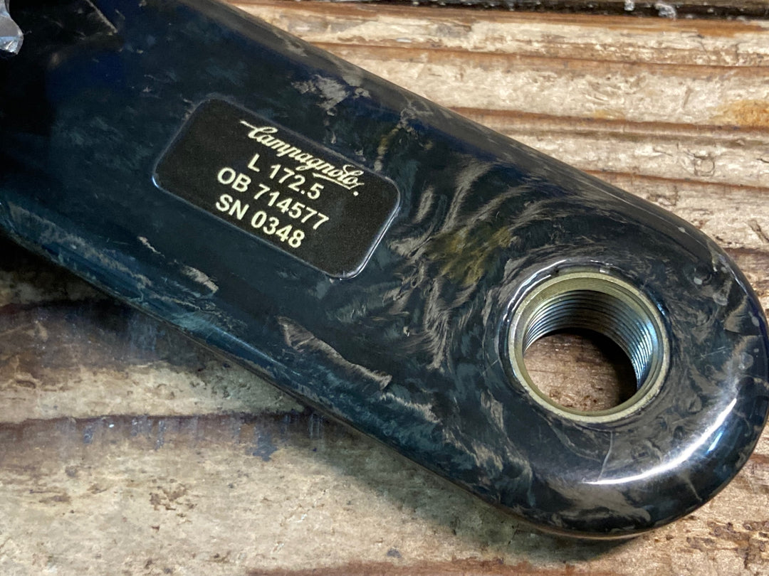 JL157 カンパニョーロ CAMPAGNOLO レコード RECORD カーボン クランクセット 172.5mm 52/39T 10S