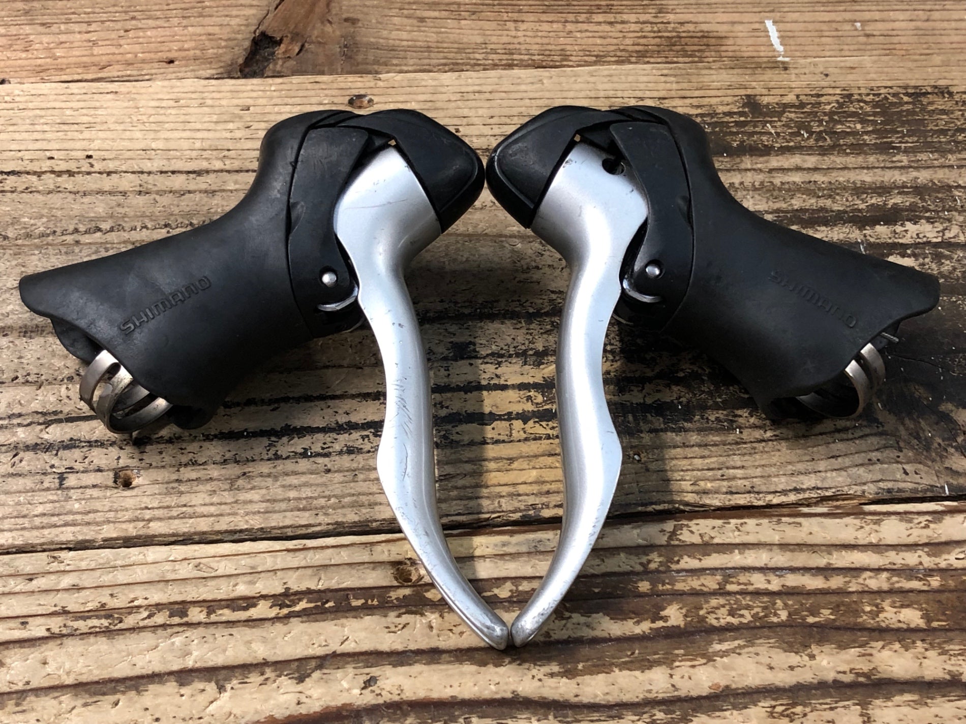 JV113 シマノ SHIMANO ソラ SORA ST-3400 STIレバー 左右セット 2x9S