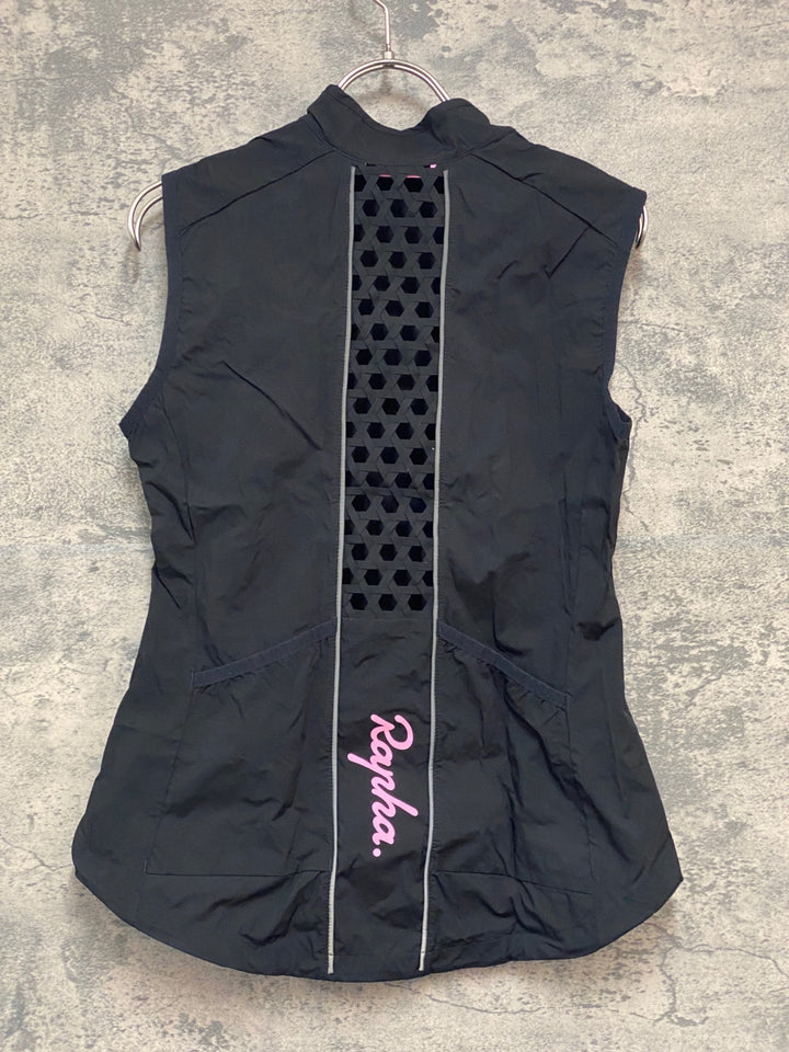 JY113 ラファ Rapha サイクルベスト ジレ 黒 レディース S