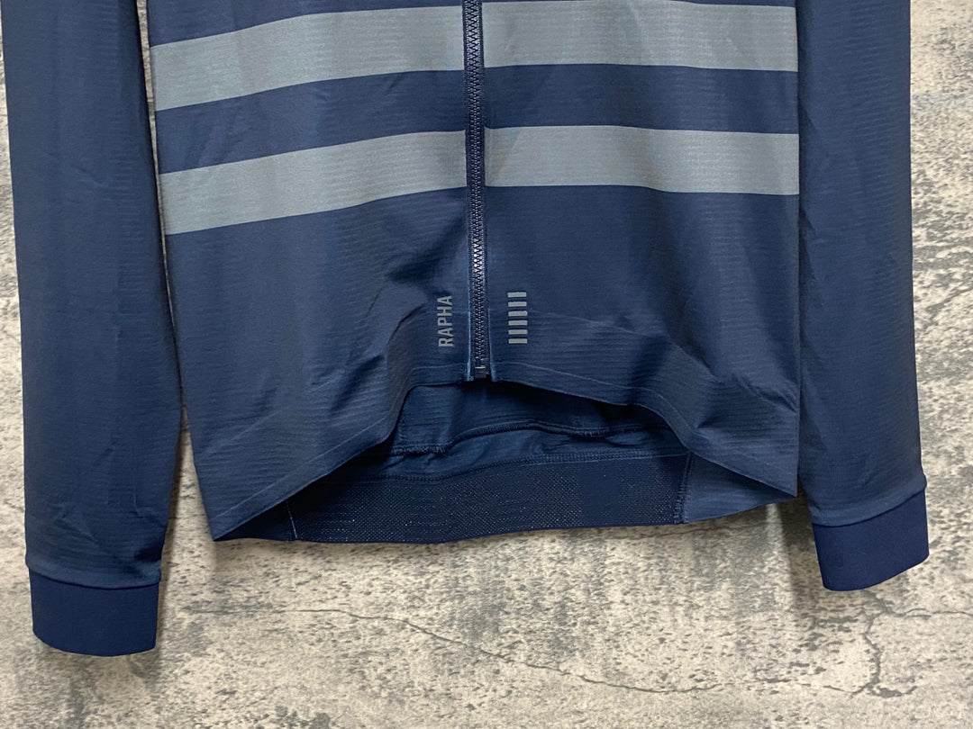 KA315 ラファ Rapha RCC PRO TEAM LONG SLEEVE JERSEY 長袖 サイクルジャージ 濃紺 S