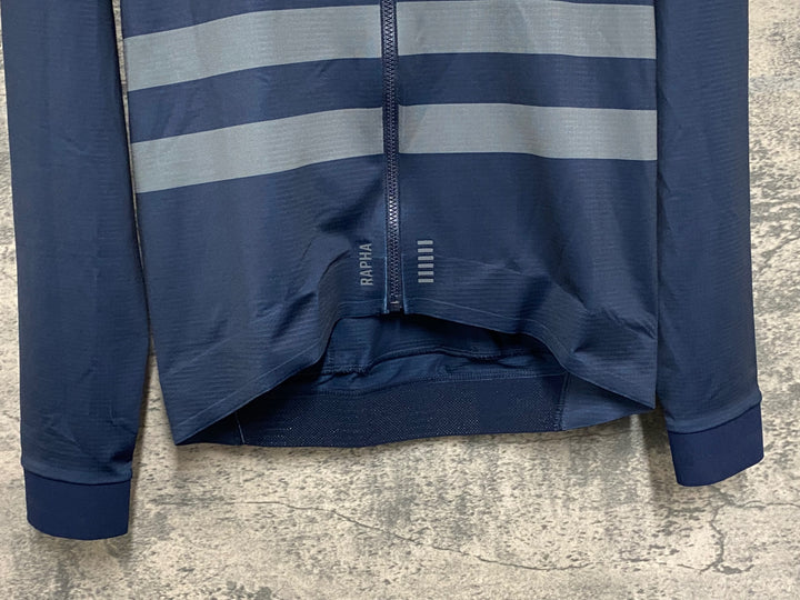 KA315 ラファ Rapha RCC PRO TEAM LONG SLEEVE JERSEY 長袖 サイクルジャージ 濃紺 S