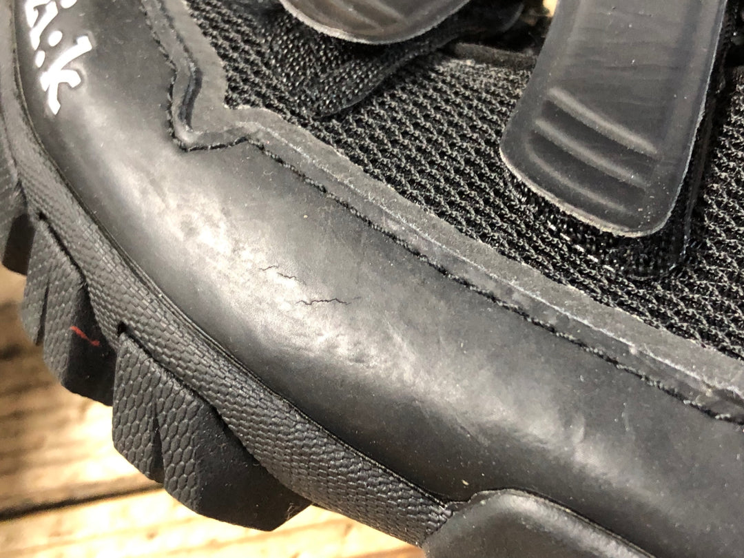 KG402 フィジーク FIZIK M6 MTB shoes ビンディングシューズ 黒 SPD EU38.5 ペン字あり