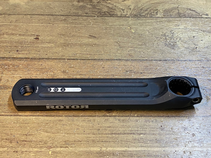 JN569 ローター ROTOR 3D クランクセット 24mmシャフト 170mm QRINGS 52/36 JAPANチェーンリング