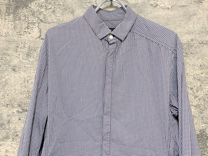KI182 ラファ Rapha LONG SLEEVE SHIRT 長袖 シャツ チェック柄 M