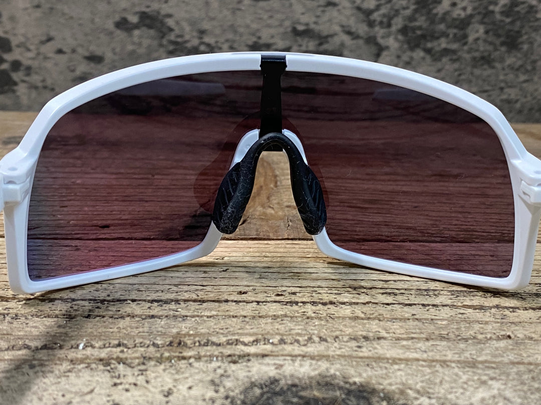 JU579 オークリー OAKLEY SUTRO S サングラス アイウェア 白 PRIZM ミラー
