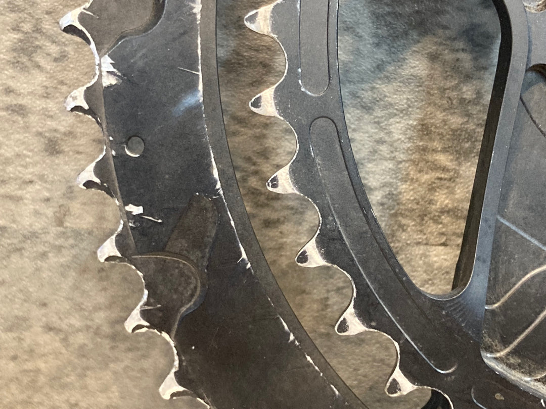 JK642 ローター ROTOR QRINGS チェーンリング 52/36T 11S ダイレクトマウント 楕円
