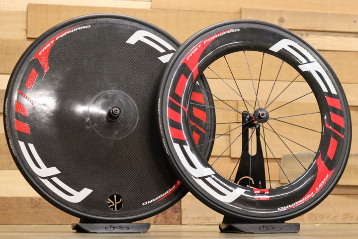 ファストフォワード FFWD F9R/DISC-T CARBON カーボン チューブラー ディスクホイール ホイールセット シマノ11/12S 【立川店】