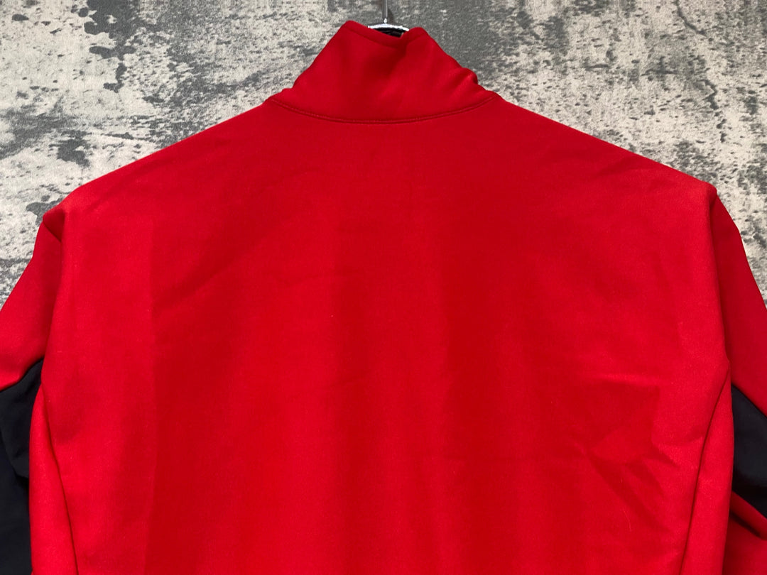 JH945 カステリ CASTELLI ROSSO CORSA 裏起毛 半袖 サイクルジャケット 赤 M