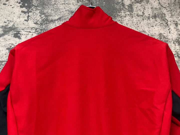 JH945 カステリ CASTELLI ROSSO CORSA 裏起毛 半袖 サイクルジャケット 赤 M