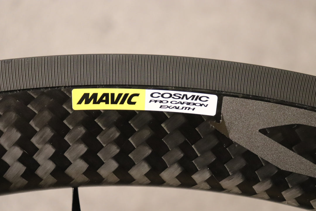マヴィック MAVIC コスミックプロカーボン エグザリット COSMIC PRO CARBON EXALITH アルミ/カーボン クリンチャー ホイールセット シマノ12/11S 【さいたま浦和店】