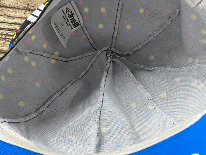 KG248 チネリ Cinelli サイクルキャップ 黒 総柄 CAT