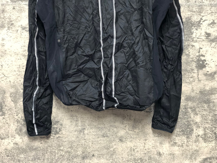 KK083 ラファ RAPHA WIND JACKET 長袖 ウインドブレイカー サイクルジャケット 黒 M