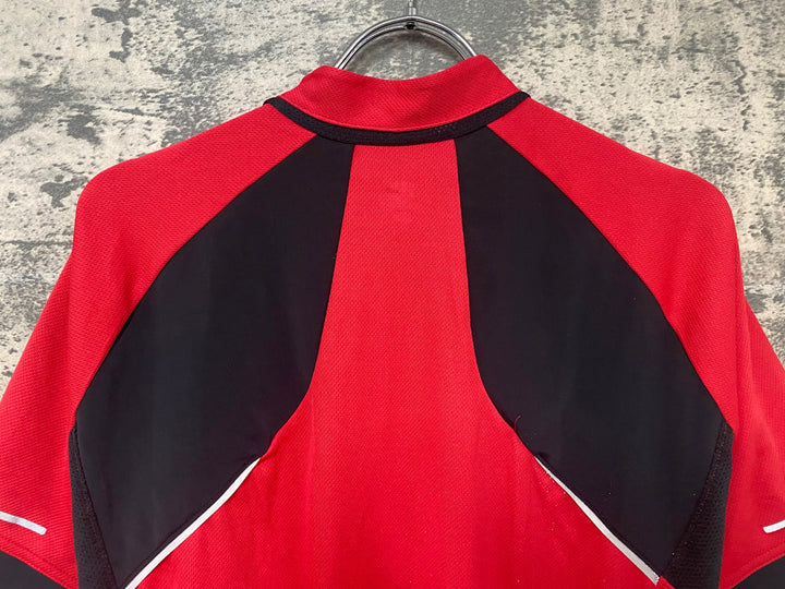 JH183 パールイズミ PEARL iZUMi 半袖 サイクルジャージ 赤 レディース L