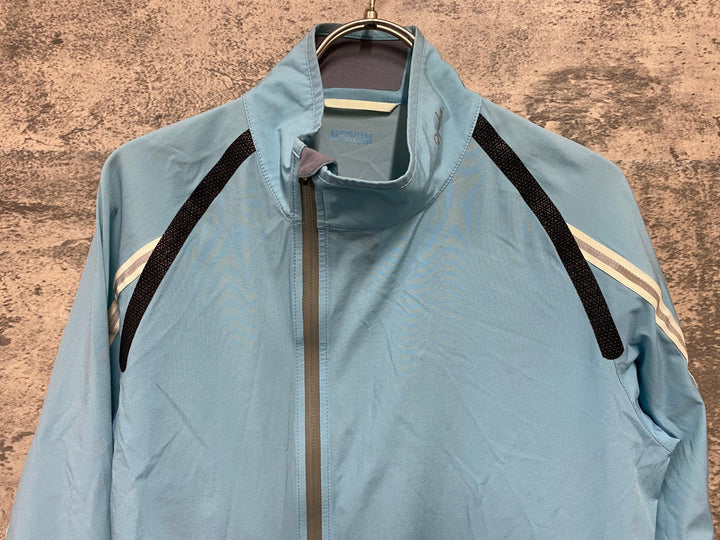 KA863 ラファ Rapha WIND JACKET 長袖 ウインドブレイカー 水色 M ※チャック取手破損