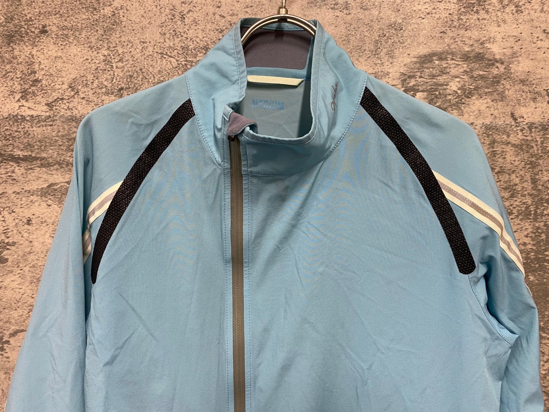 KA863 ラファ Rapha WIND JACKET 長袖 ウインドブレイカー 水色 M